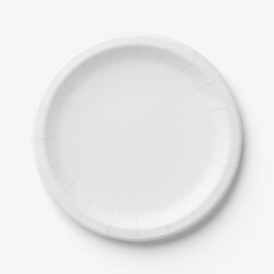 Paper Plates, 7" Round Paper Plate