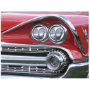 1959 Dodge Classic Car Grill Photograph Postcard | Zazzle.com