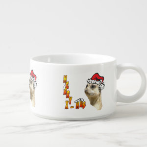 Christmas Meerkat Chili Bowl