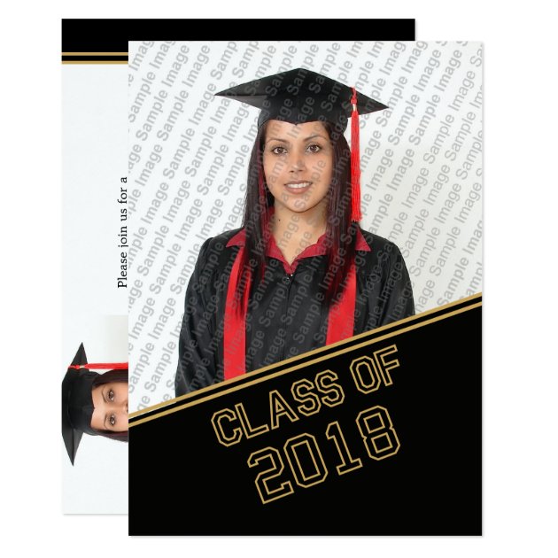 2018 Head Of The Class Graduation Invitation