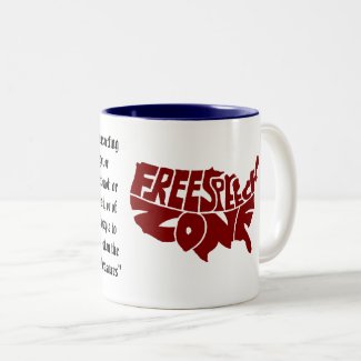 Free Speech Zone Two-Tone Coffee Mug