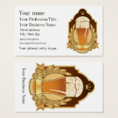 Beer Design Business Card (Front & Back)