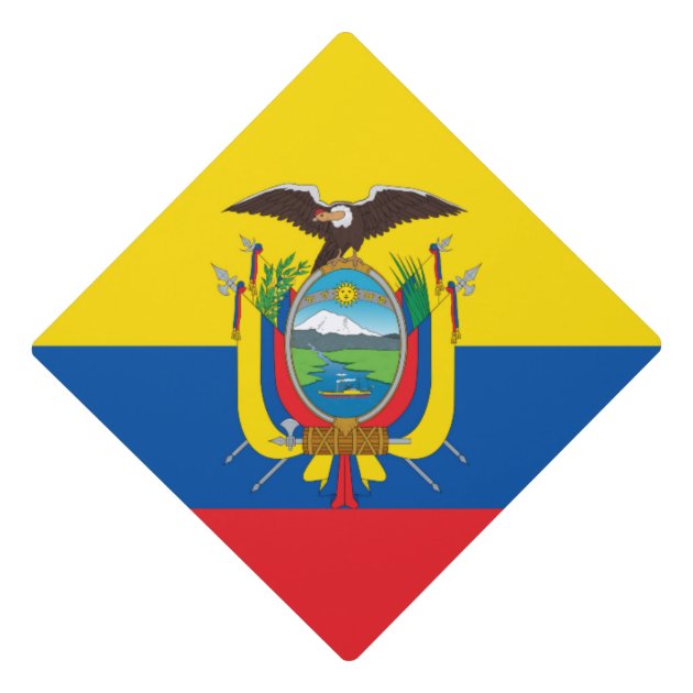 Ecuadorian Flag Graduation Cap Topper