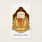 Beer Design Business Card (Back)