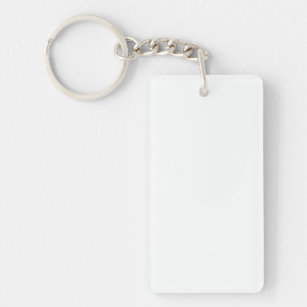 Acrylic Keychain, Rectangle (single-sided)