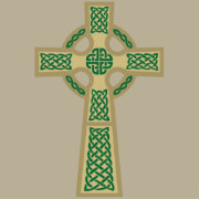 Gold Celtic Cross Poster | Zazzle.com