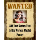 Custom Wanted Poster Old-Time Photo Posters | Zazzle.com