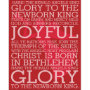 Christmas Song Lyrics Hark the Herald Angels Sing Poster | Zazzle.com