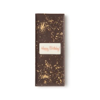 Golden Birthday Chocomize Dark Chocolate Bar