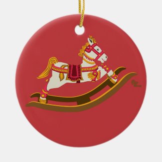Holiday Rocking Horse Ornament