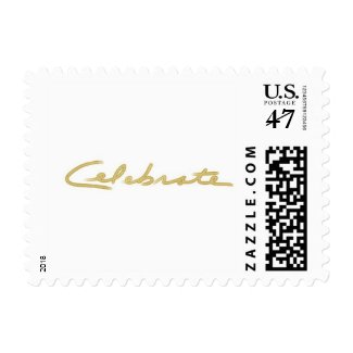 Celebrate Postage Stamp