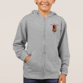 Funny Nutcracker Toy Soldier Cartoon Hoodie (Front)