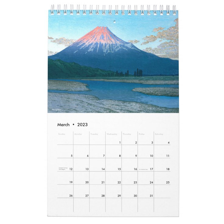 Kawase Hasui Scenery Calendar