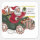 Vintage Santa in Car Christmas Sticker | Zazzle.com