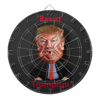 official resist trumpism dartboard