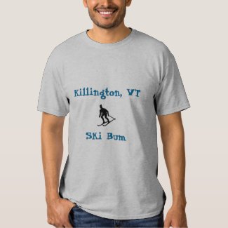 Killington, VT, Ski Bum Shirt