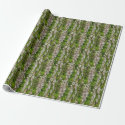 Pine Tree Bark With Moss Wrapping Paper