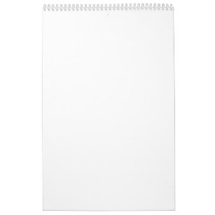 Single Page MediumCalendar, White