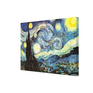 Van Gogh Starry Night Fine Art Canvas Print