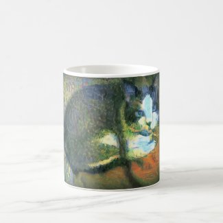 snowshoe stunning kitty coffee mug