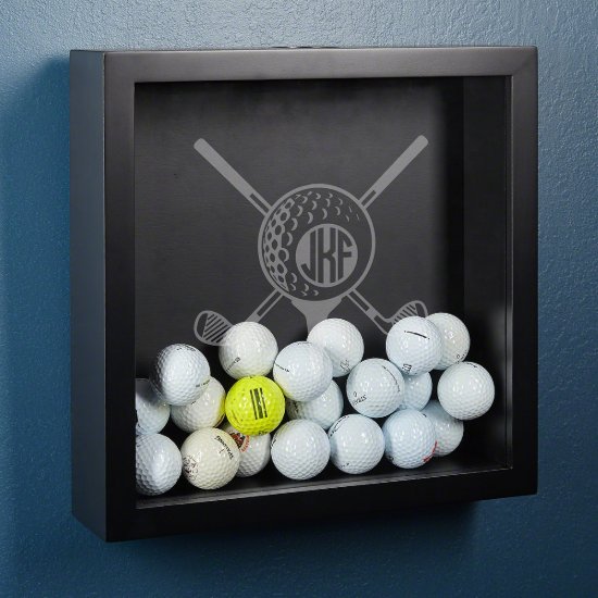 Tee It Up Personalized Shadow Box