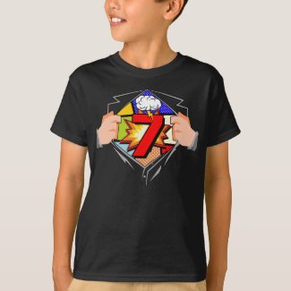 7th Birthday Comic T-Shirt
