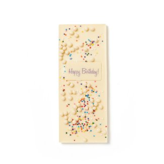 Birthday Cake Chocomize White Chocolate Bar