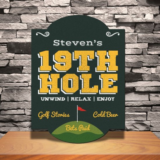 Personalized Classic Tavern Sign - Golf