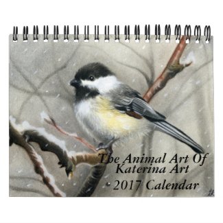 The Animal Art of Katerina Art 2017 wall calendar