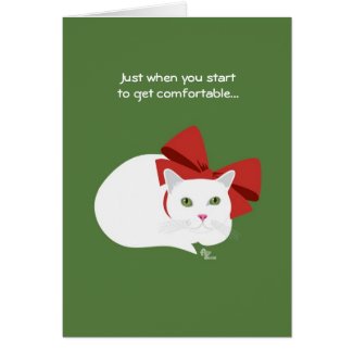 Holiday Cat Greeting Card