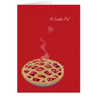 Sweetie Pie Valentine's Card
