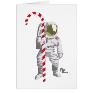 Astronaut Holiday Card