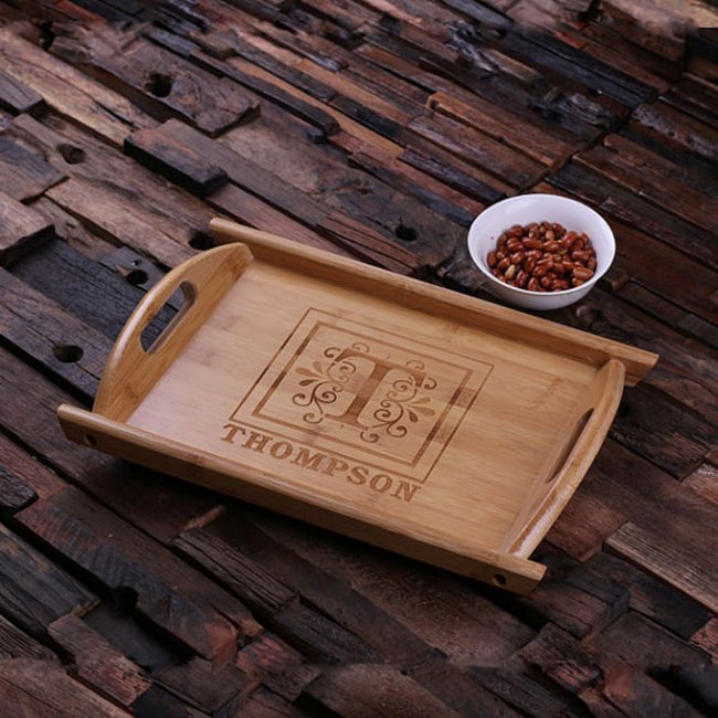 Personalized Wood Serving Trays