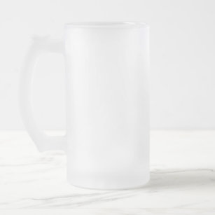 Frosted Glass Mug, 16 oz