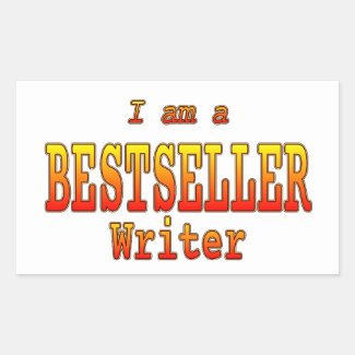 Bestseller Writer Stickers