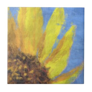 Impressions of a Sunflower Tile