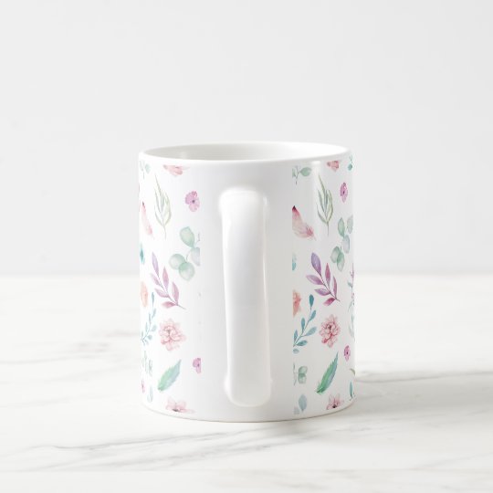 Whimsical Floral Mug