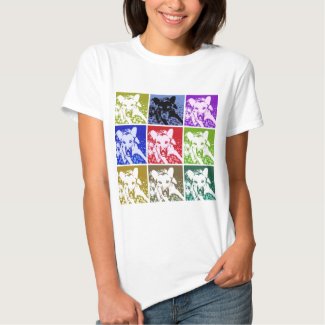 German Shepherd Pop Art Tee Shirt