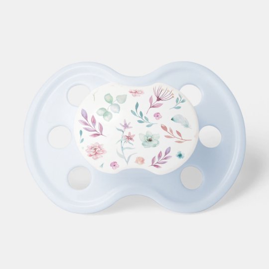 Whimsical Floral Baby Pacifier
