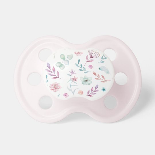 Whimsical Floral Baby Pacifier