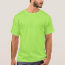 Plain Lime Green Mens Basic T-shirt | Zazzle.com