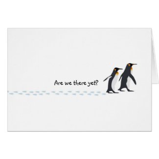 Penguin Prints Holiday Card