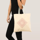 Pink Diamond Monogram Tote Bag (Front (Product))