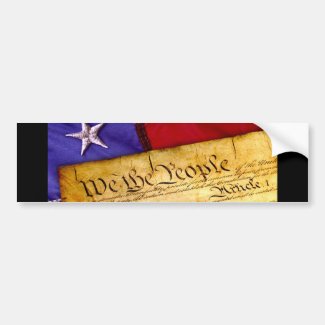 We the People Constitution of the United States Bumper Sticker