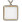 Square Necklace, Gold Plated