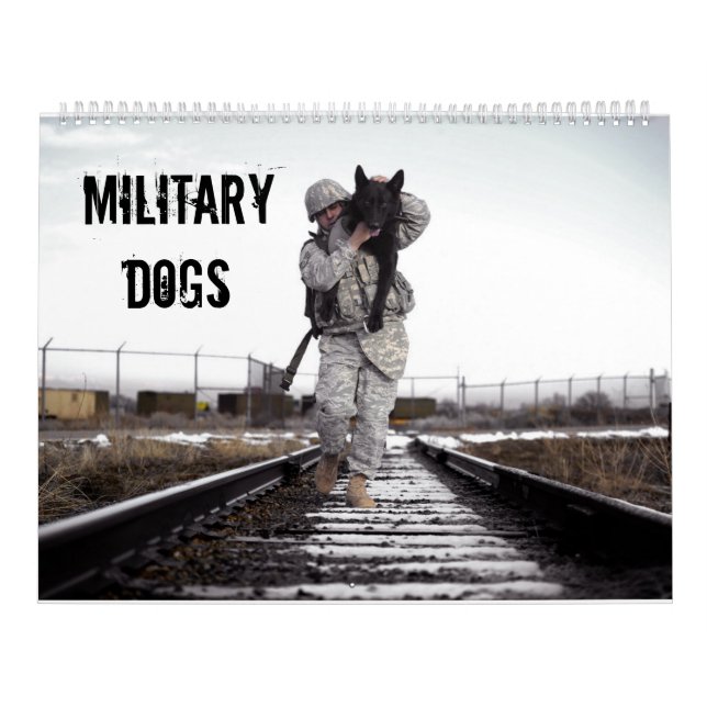 Military Dogs Active Duty Calendar (Cover)