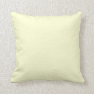 Solid Ivory Throw Pillow