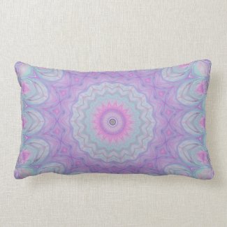 Flower Dream Pastel Mandala Pillow