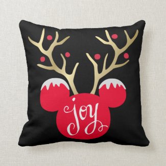 Mickey & Friends | Mickey Christmas Joy Throw Pillow