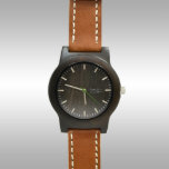 Custom Engraved Sandalwood Watch
